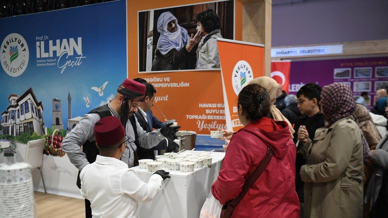 Malatya lezzetleriyle İstanbul'da buluşma: Yeşilyurt standı yoğun ilgi gördü