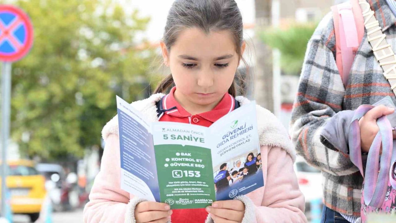 Manisa'da Dünya Gıda Günü'nde güvenilir gıdaya dikkat çekildi