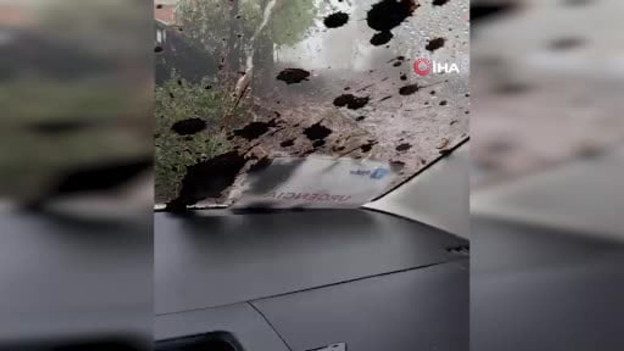 Mapocho taşkını sokakları göle çevirdi: sürücünün kaydettiği sürüklenme anları