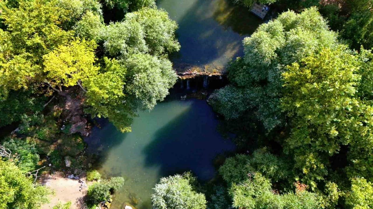 Mazıdağı'nda Karasu çayı vadisinde drone ile havadan keşif