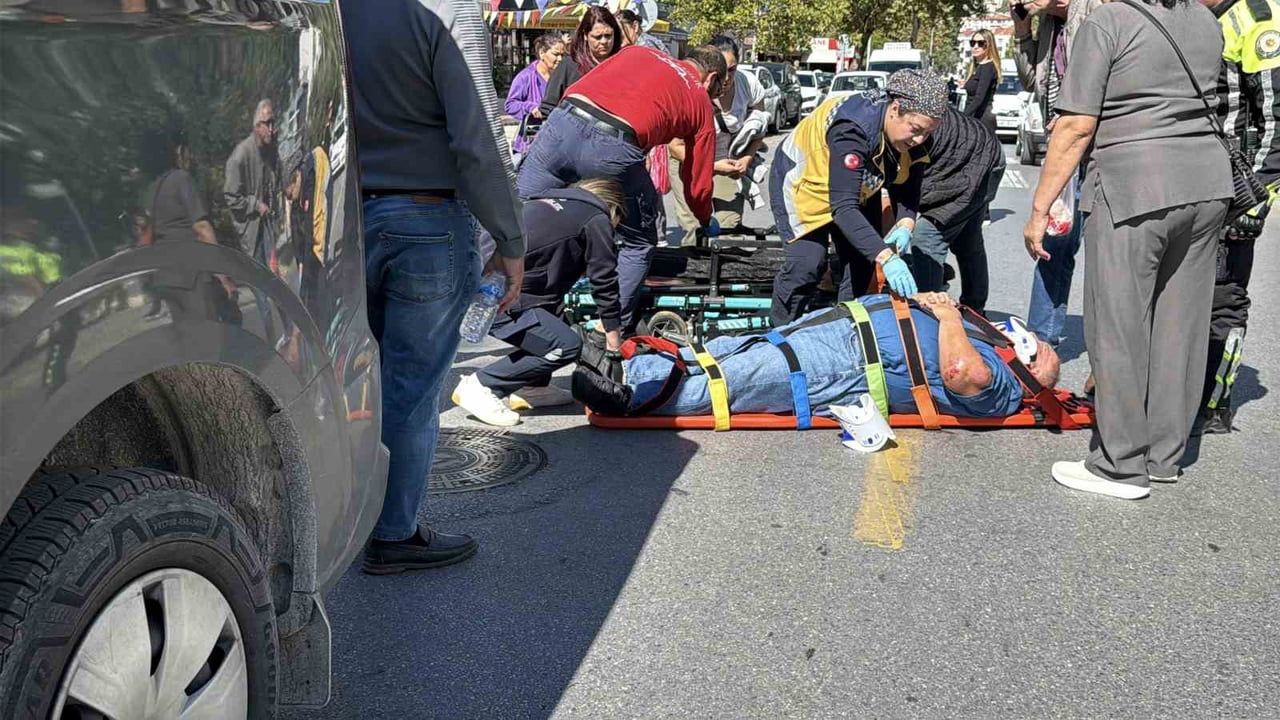 Menteşe'de geri manevra kazası: yaşlı yaya hastaneye kaldırıldı