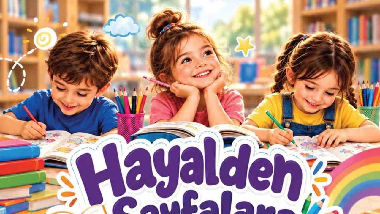 Merkezefendi kütüphanesi'nde minikler kendi kitaplarını tasarlıyor