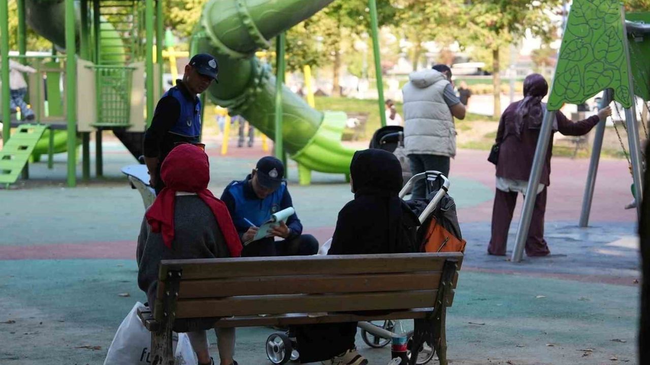 Millet Bahçesi'nde izmarit denetimi sıklaştı: çevre kirliliğine para cezası