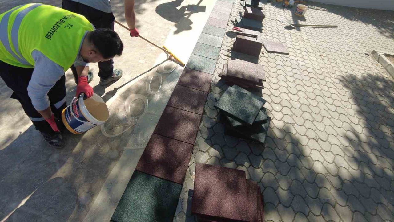 Milli Egemenlik Parkı oyun ve peyzajıyla çağdaşlaştırılıyor