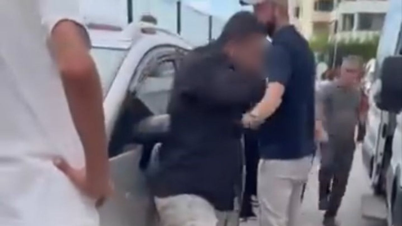 Mudanya'da okul önünde servis şoförleri arasındaki arbede öğrencileri tedirgin etti
