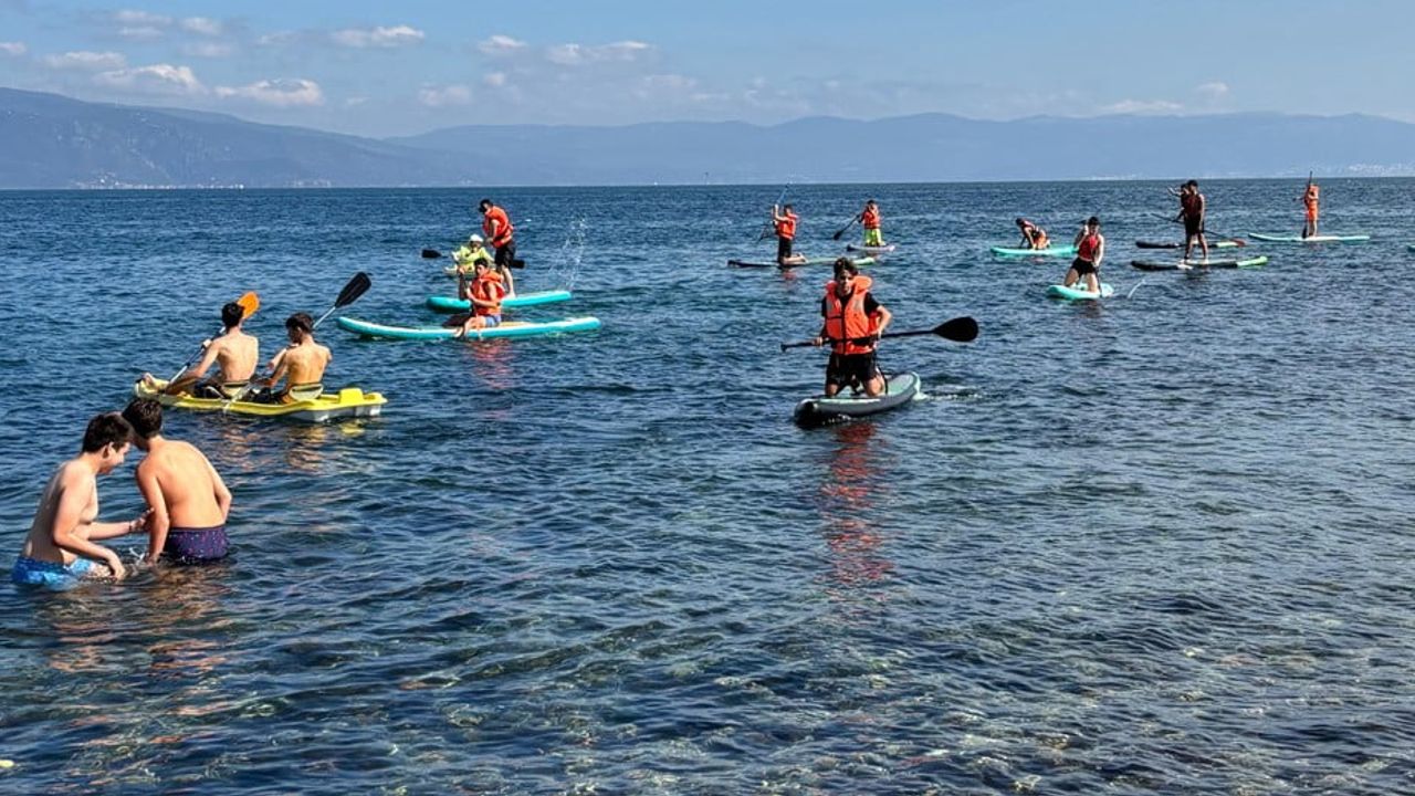 Mudanya liseleri supla buluştu: denizde denge ve dostluk öne çıktı