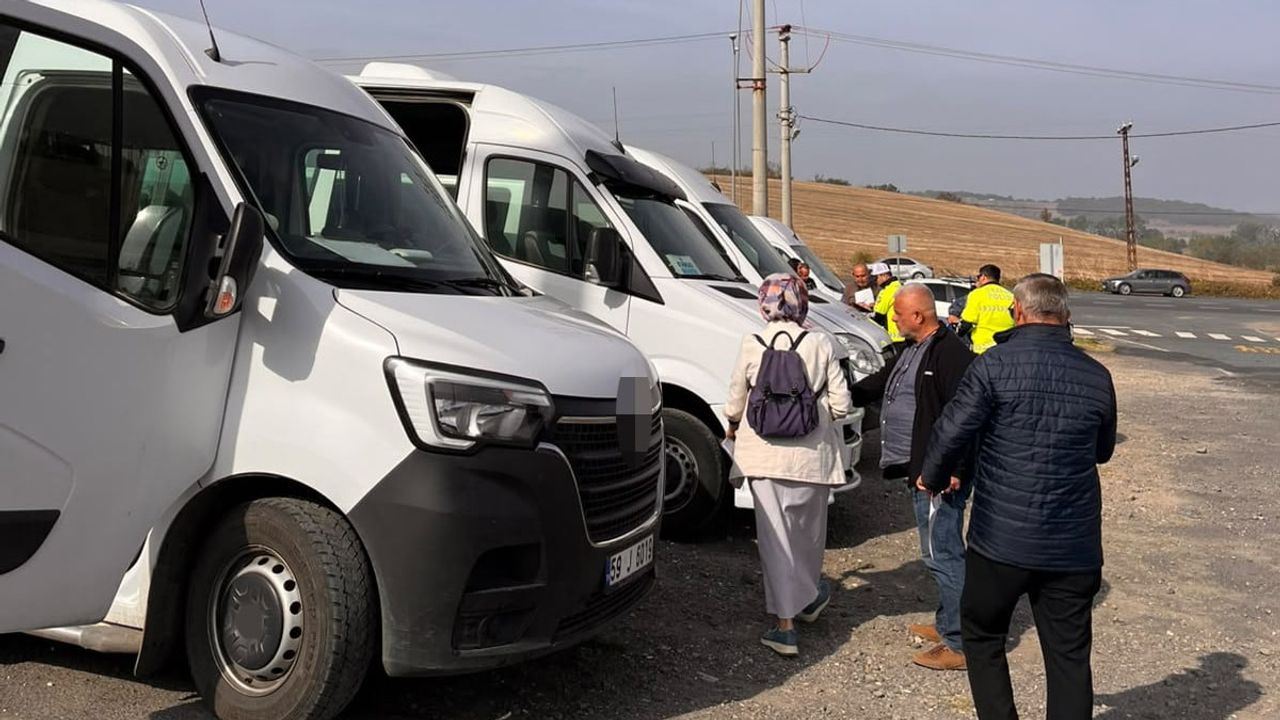 Muratlı'da servis güvenliği için kapsamlı eğitim ve denetimler