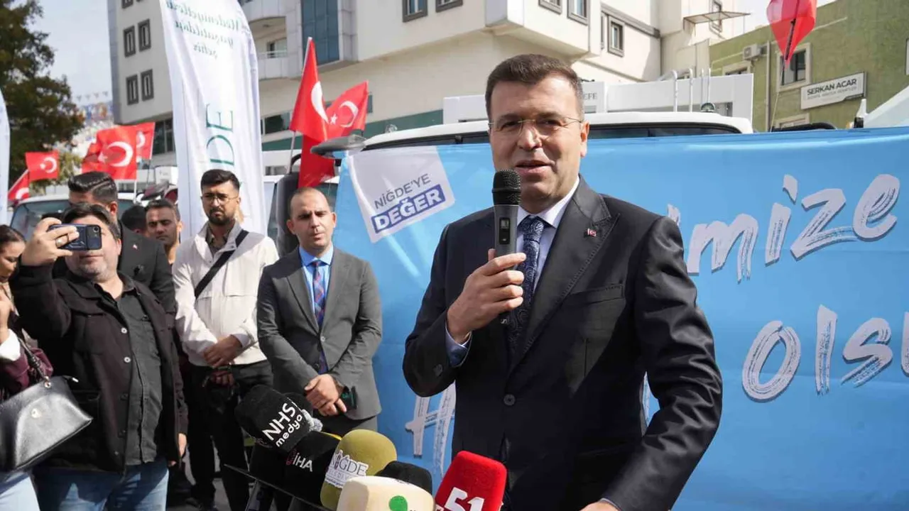 Niğde'nin hizmet kapasitesi 20 yeni araçla yükseldi