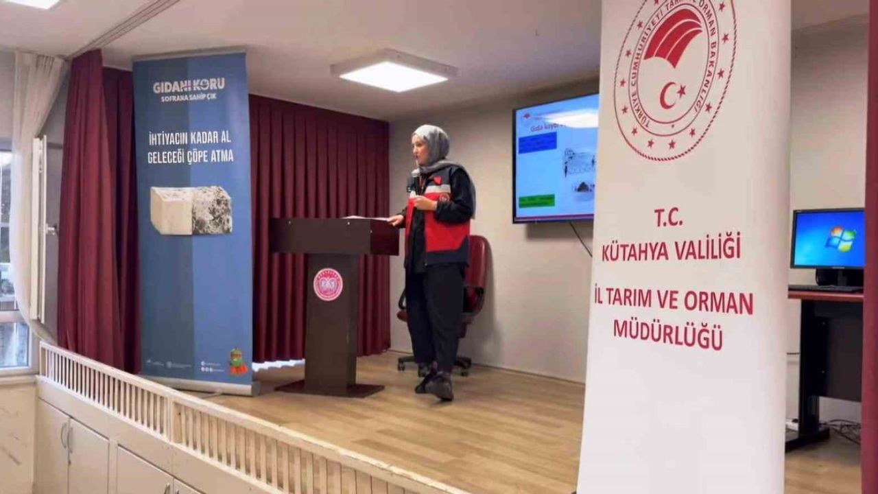 Öğrencilere gıda israfını önleme bilinci aşılanıyor