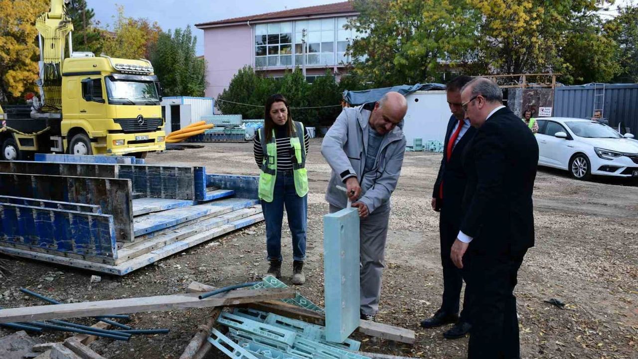 Okul inşaatlarında son durum: Sinan Aydın yerinde inceledi