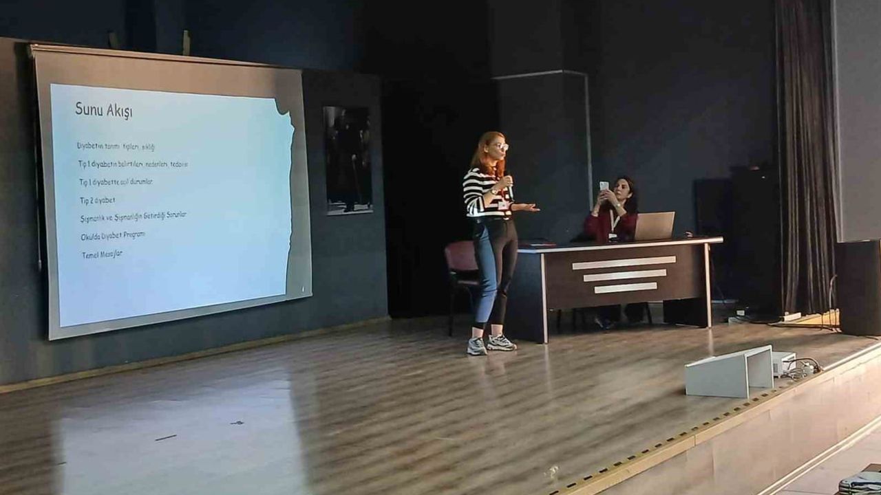 Okullarda diyabet bilinci Düzce'de artırılıyor