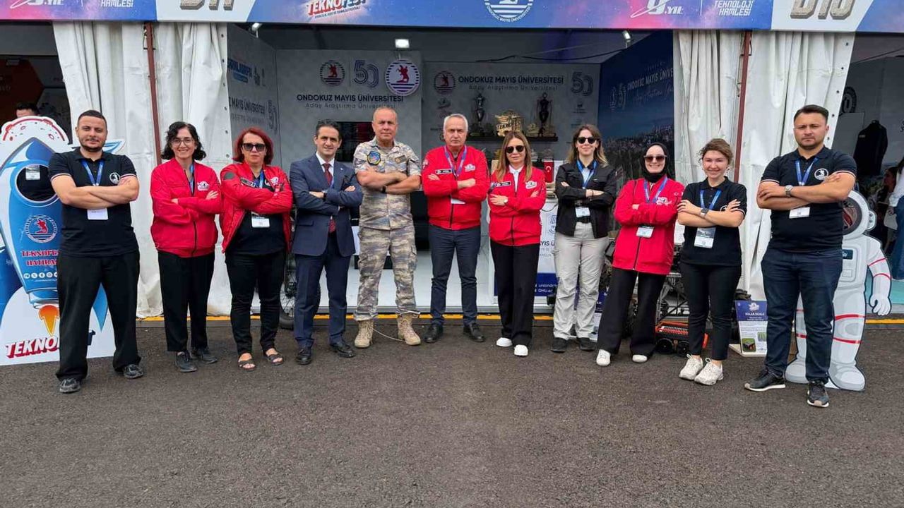 omü rektörü fatma aydın teknofest güneydoğu anadolu’da projeleri inceledi