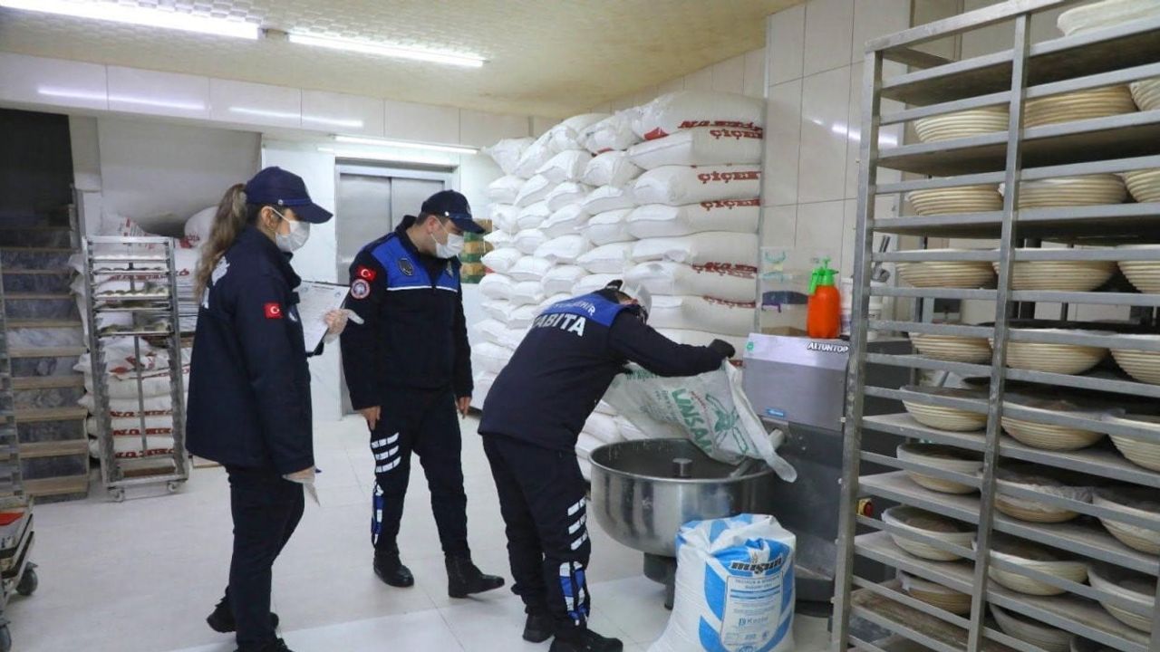 Ordu'da fırın denetimlerinde 8 işletmeye idari işlem