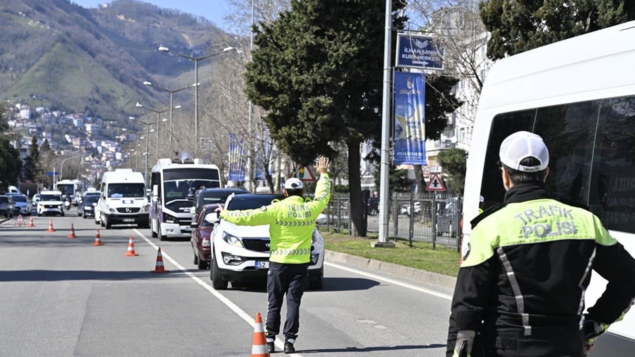 Ordu'da haftalık trafik taraması: 19 bini aşkın araç kontrol edildi