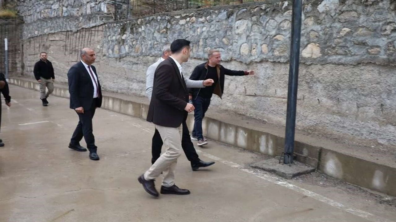 Ortabağ'da okul ihtiyaçlarına saha incelemesi
