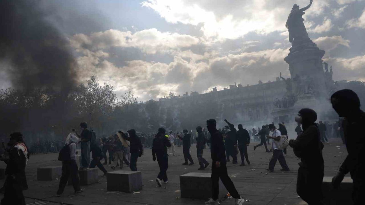 Paris'te hayat pahalılığı protestoları çatışmaya dönüştü