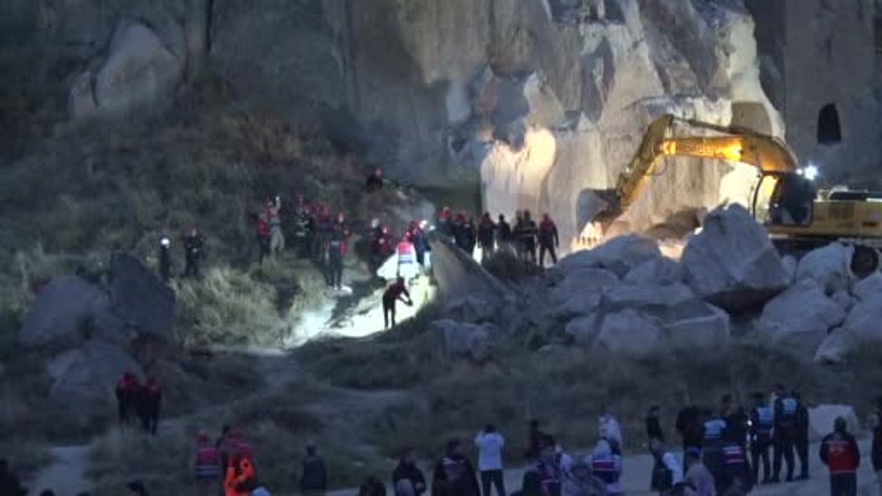 Peribacası göçüğü Göreme girişinde can kaybına yol açtı
