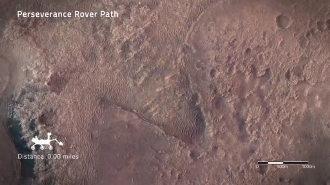 Perseverance Mars'ta en uzun yüzey sürüşü rekorunu kırdı