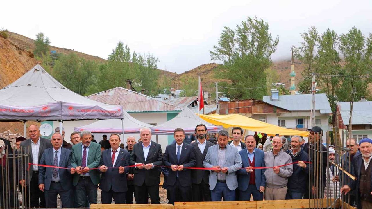 pınargözü'ne yeni buluşma alanı: köy konağının temeli atıldı