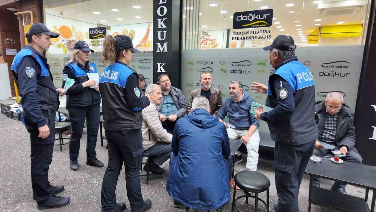 Polisten İlkadım esnaf ve vatandaşlarına dolandırıcılık ve hırsızlık uyarısı
