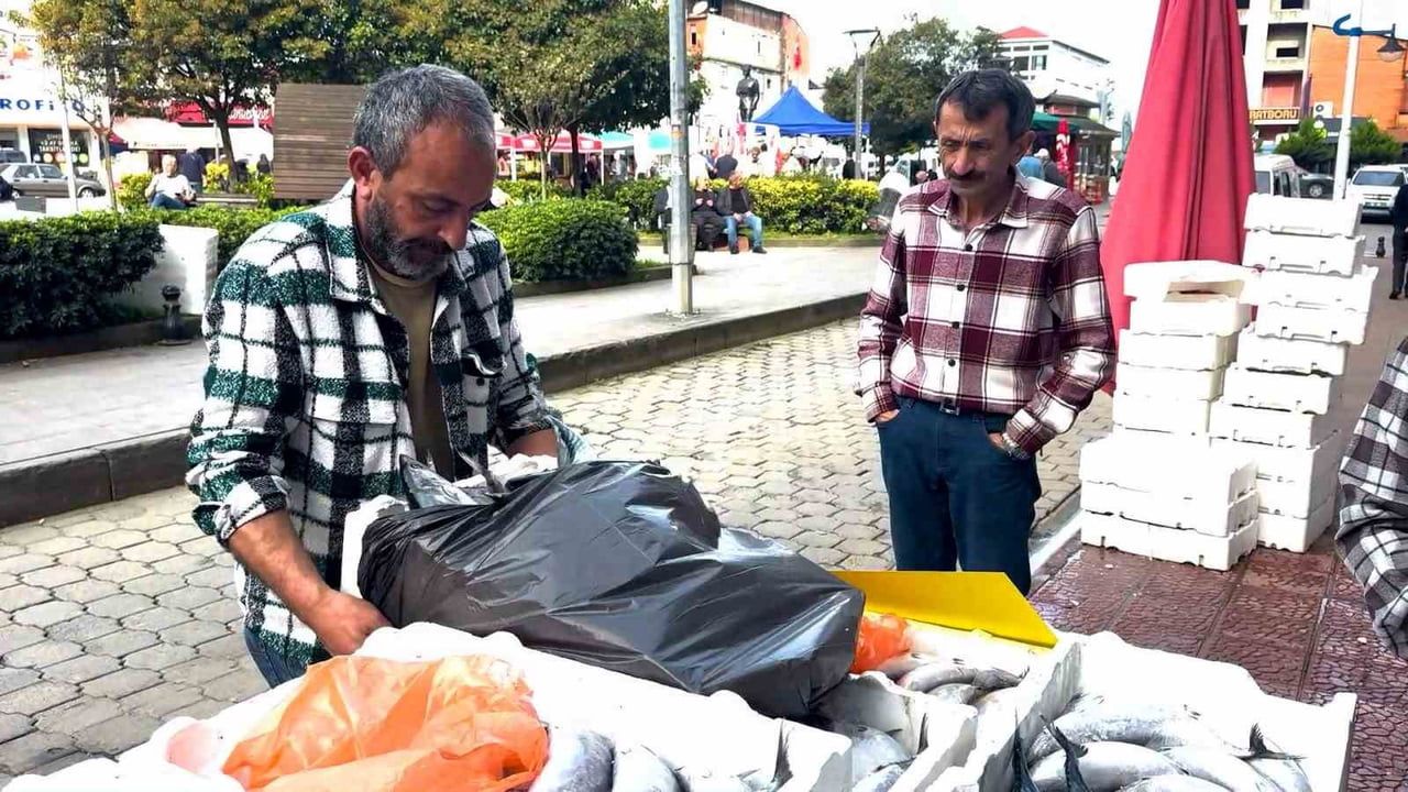 Rize Pazar'da palamut bolluğu tezgahları doldurdu