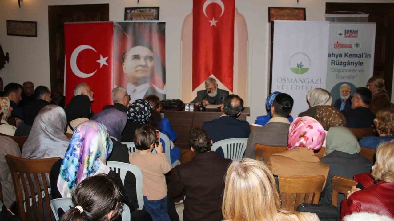 Sadettin Ökten Yahya Kemal’in şiir ve medeniyet anlayışını Bursa’da değerlendirdi
