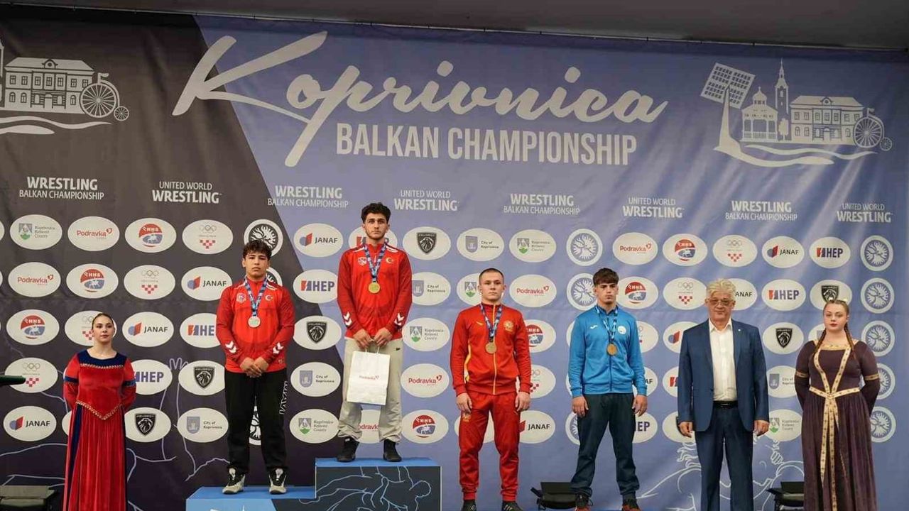 Şahinbey Belediyespor'un gençleri Koprivnica'da beş madalya ile döndü