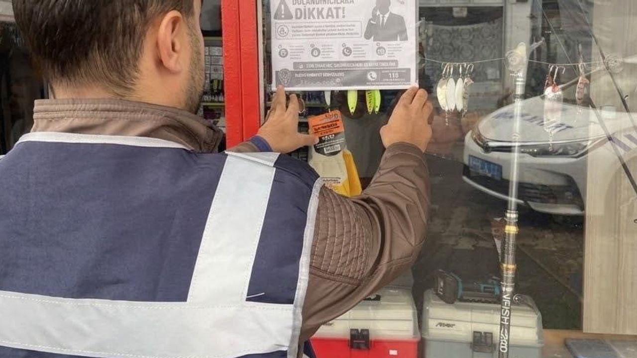 Sahte polis aramalarına karşı Keban'da uyarı