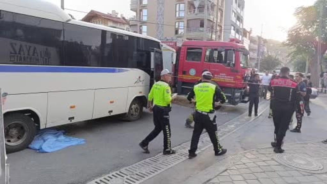 Salihli'de işçi servisinin çarptığı bisikletli çocuk yaşamını yitirdi