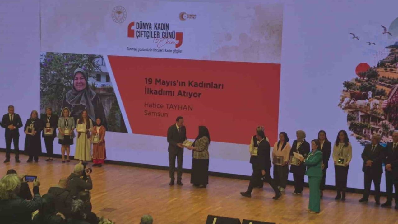 Samsun'da 19 Mayıs'ın kadınlarına örnek proje ödülü