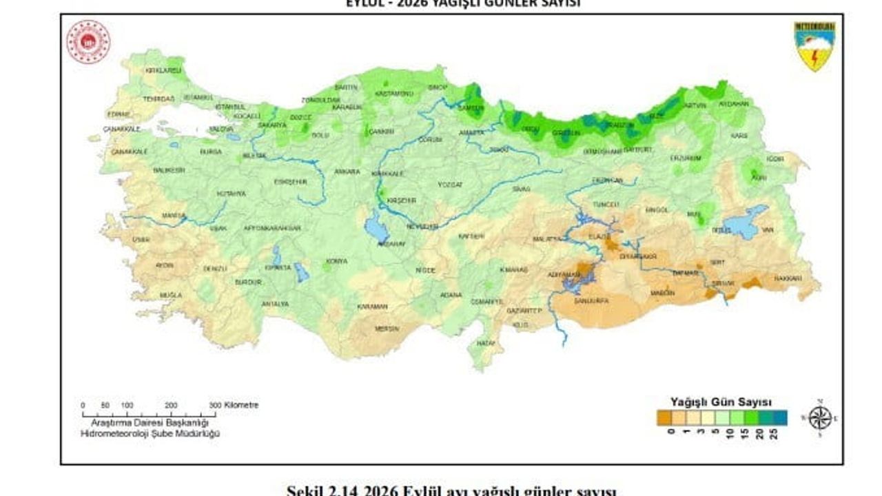 Samsun’da eylül yağışları son 66 yılın en yüksek seviyesine çıktı