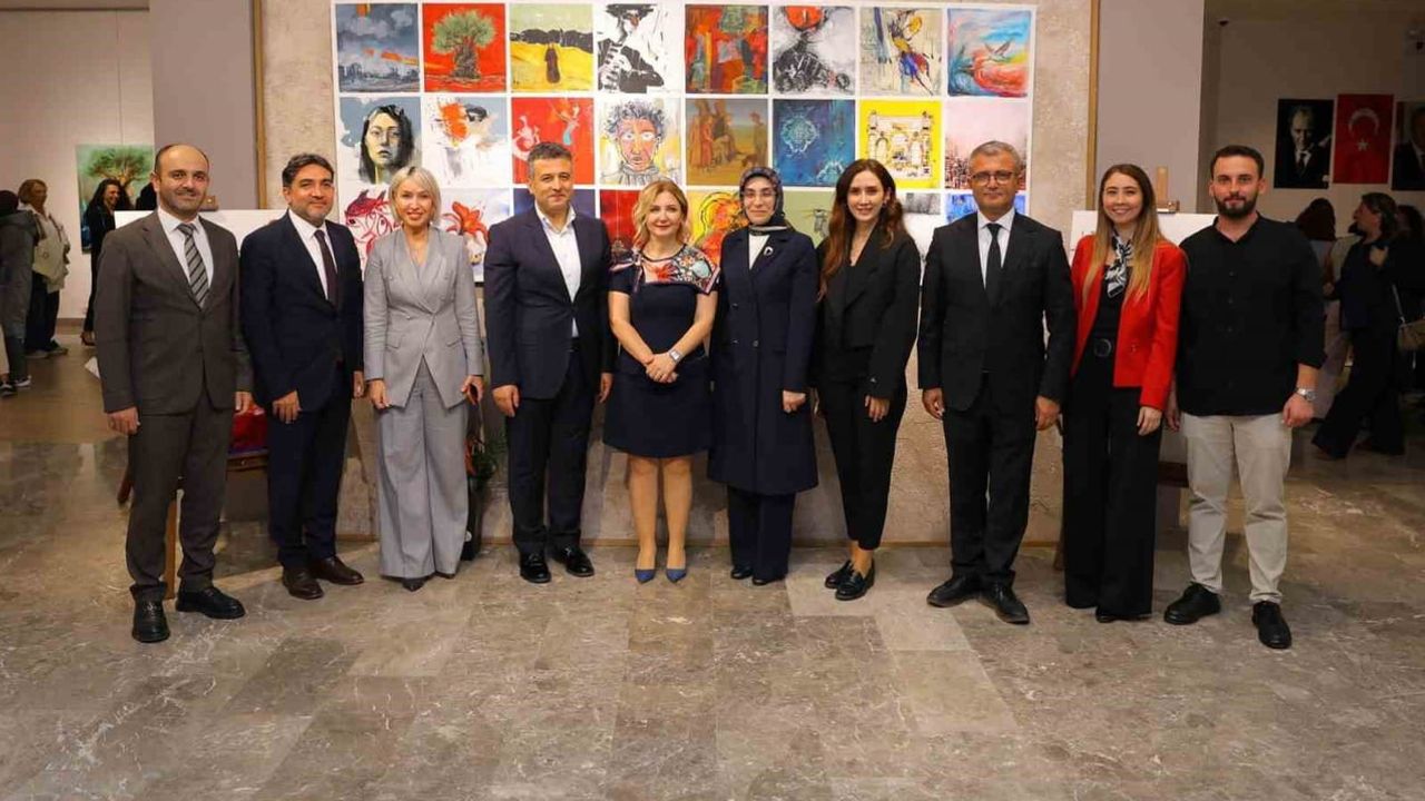 Samsun’da sanat bir hafta sürdü: çalıştayın eserleri Yalı Sergi Salonu’nda