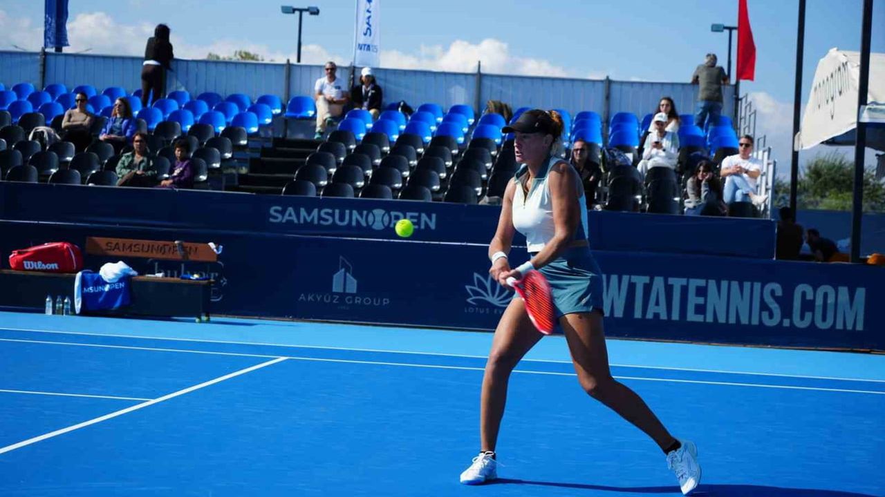 Samsun Open WTA 125'te 31 ülkeden 70 sporcu kortlarda şampiyonluk peşinde