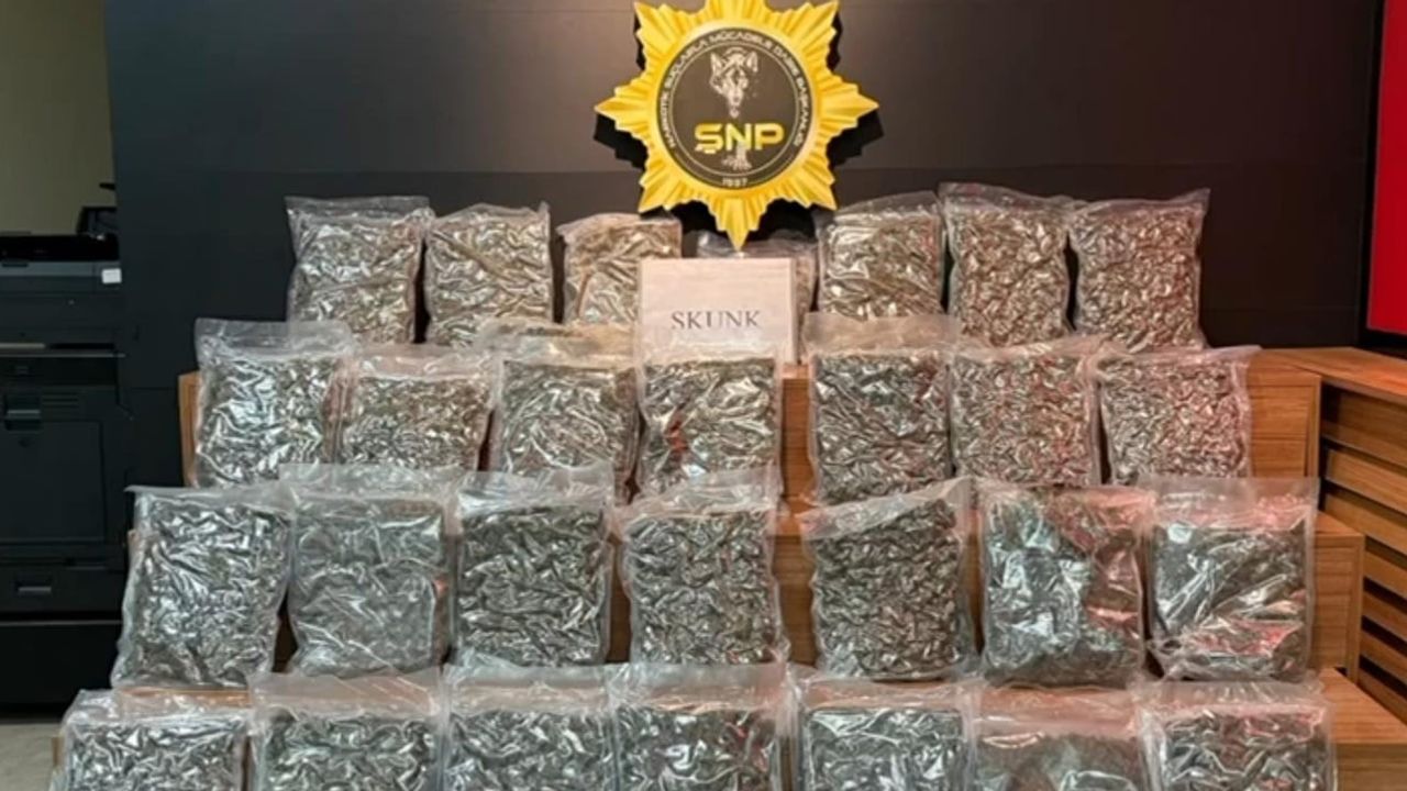 Şanlıurfa'da otobüste skunk operasyonu: 16 kilo 400 gram ele geçirildi