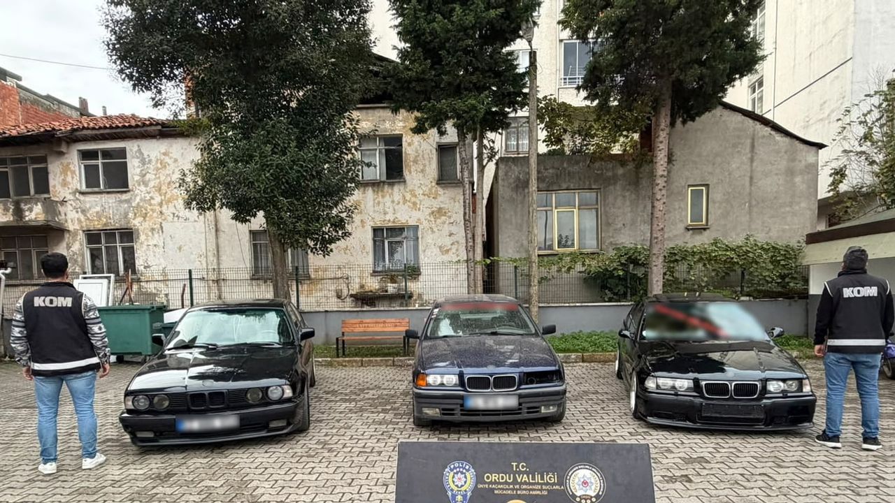 Şasiyle oynayan çetenin izinde: Ordu merkezli operasyonda 6 araç ele geçirildi