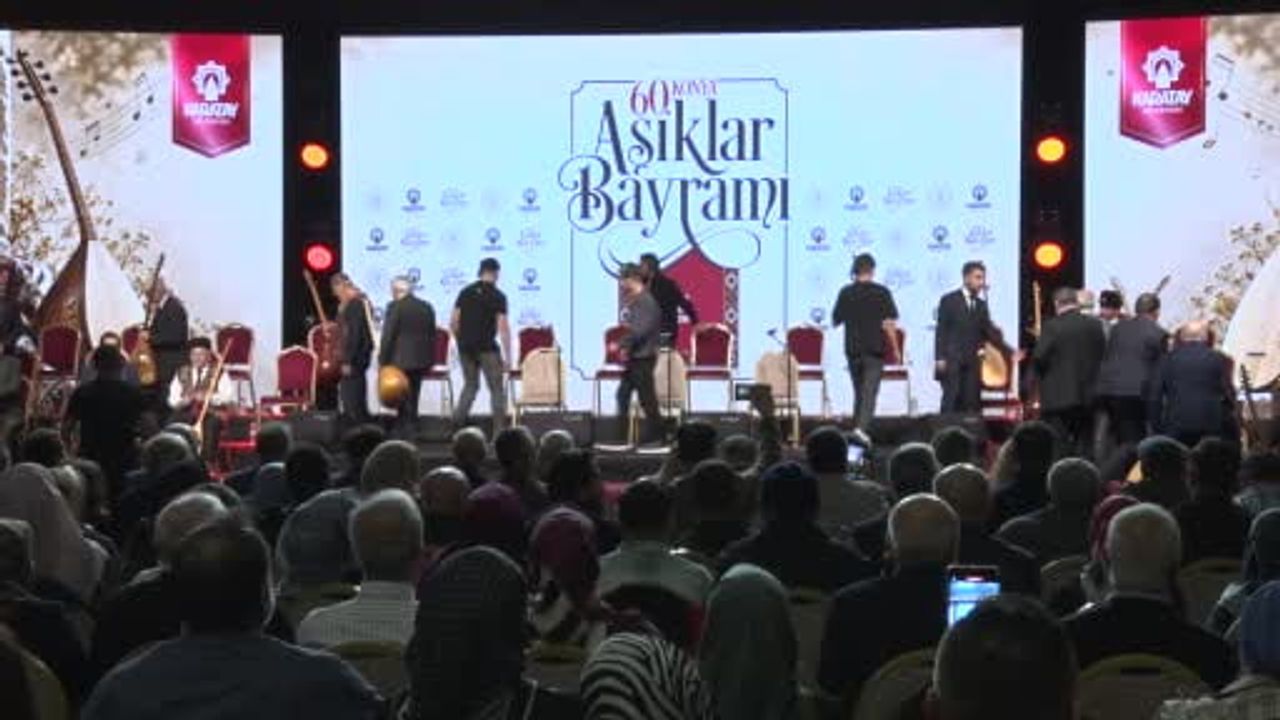 Saz ve söz Konya'da buluştu: 60. aşıklar bayramı geleneği yaşatıyor