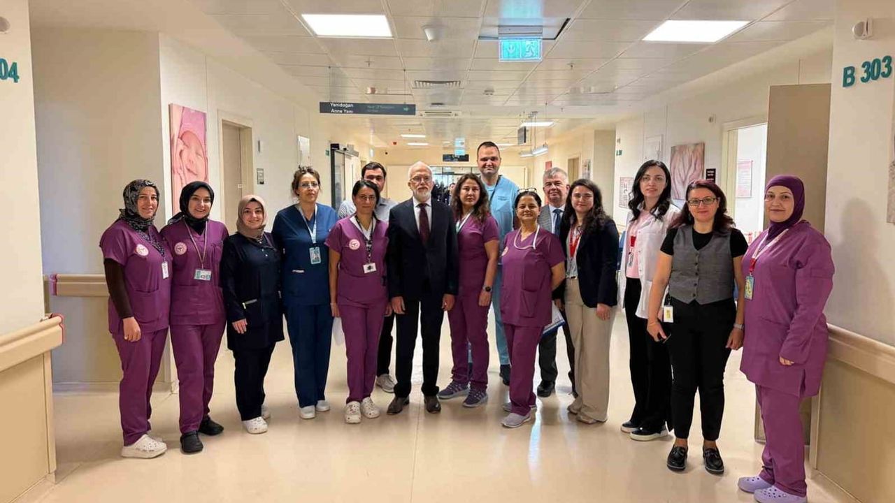 Şehir hastanesinde normal doğum farkındalığı: il sağlık müdürü saha incelemesi yaptı