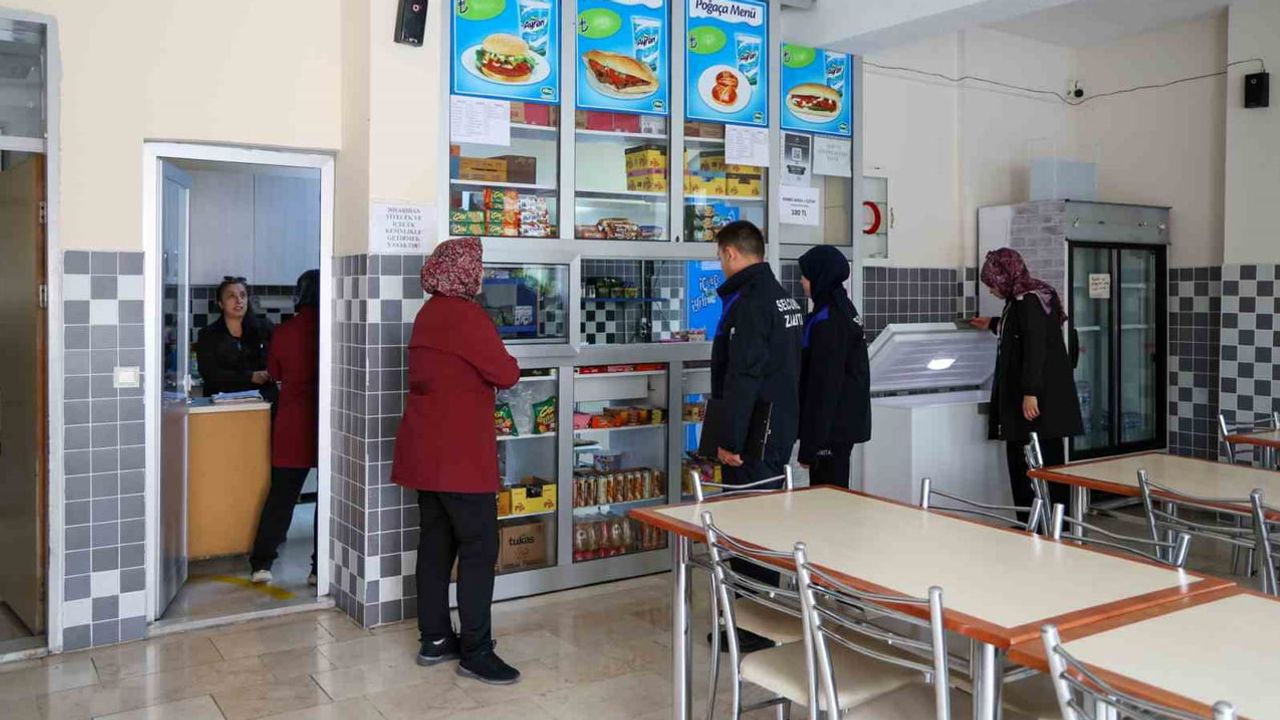 Selçuklu’de öğrenciler için kantinlerde hijyen ve gıda denetimi