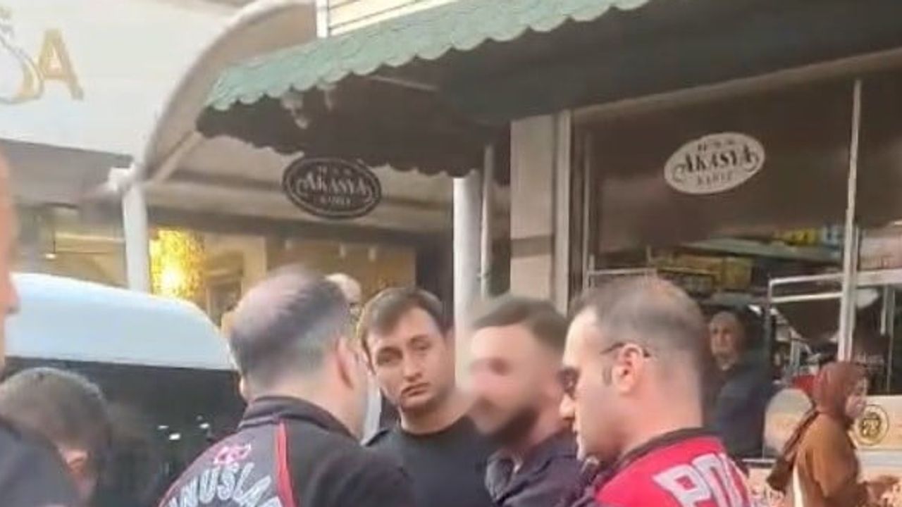 silahla iş yerine gelen kişi polis tarafından gözaltına alındı
