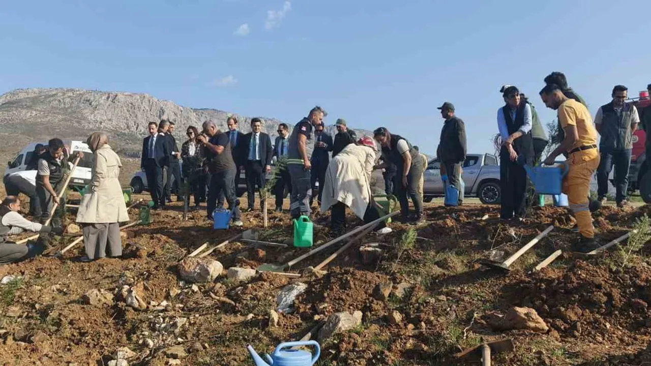 Silifke'de şehit savcı Mehmet Selim Kiraz'ın adı servi ağaçlarıyla yad ediliyor