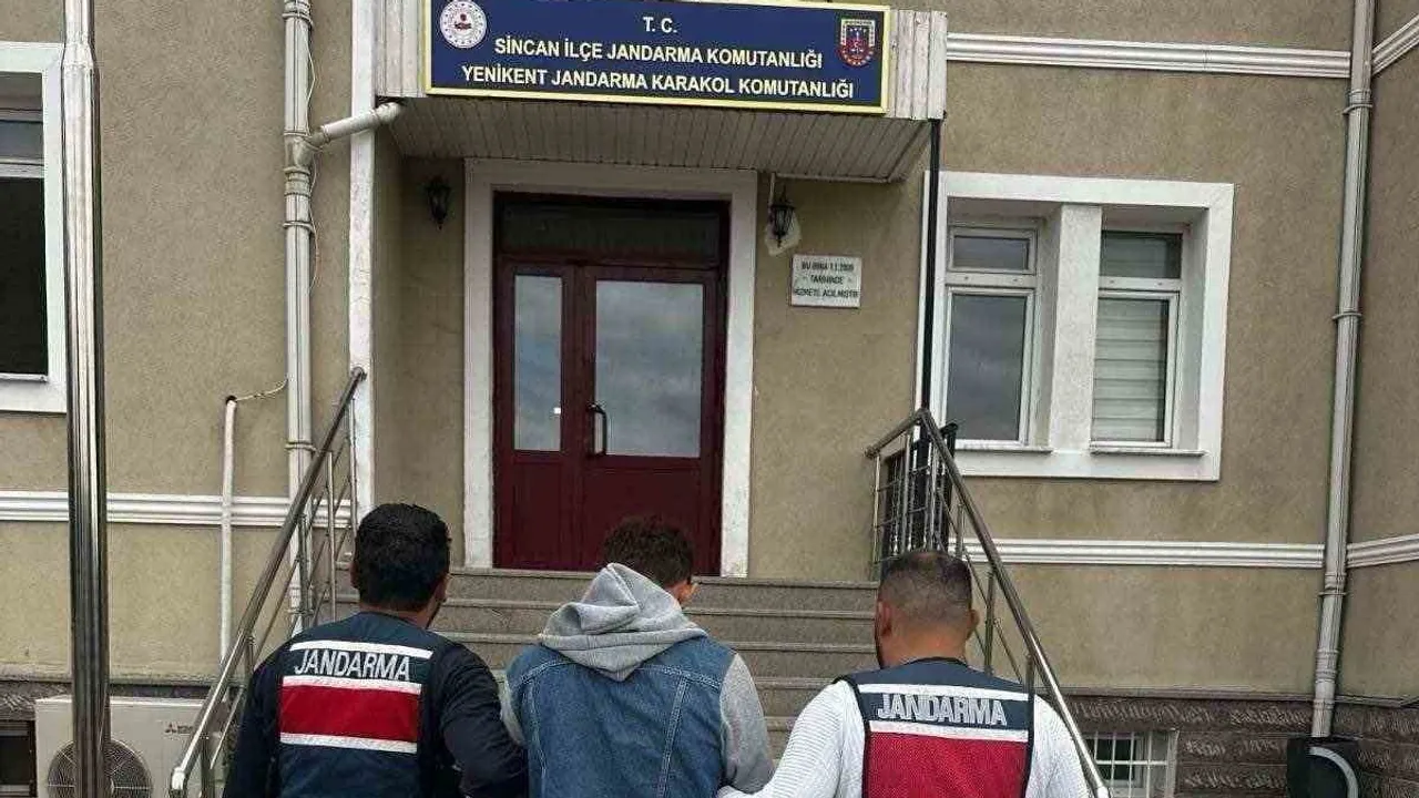 Sincan'da 25 yıl 5 ay hapis cezası bulunan firari hükümlü yakalandı