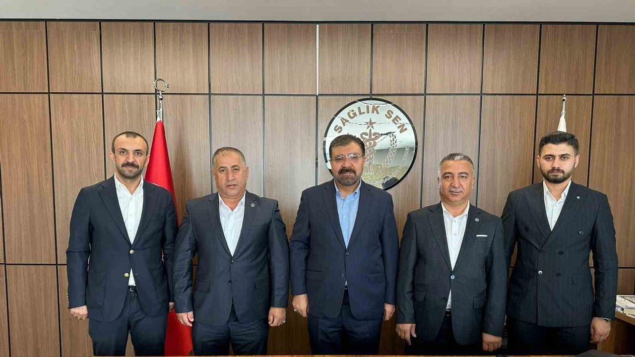 Şırnak heyeti Ankara’da sağlık çalışanlarının taleplerini genel merkeze iletti