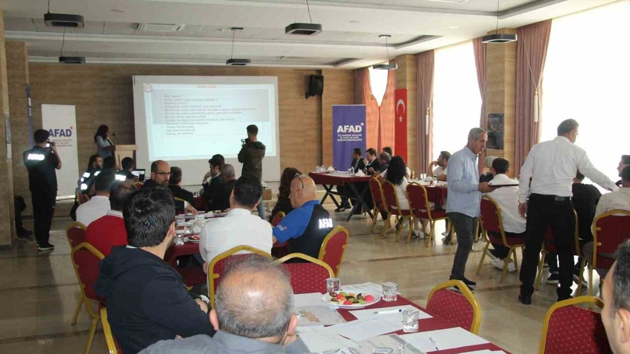 Şırnak’ta afetlere hazırlık odağıyla beş yıllık risk azaltma çalıştayı