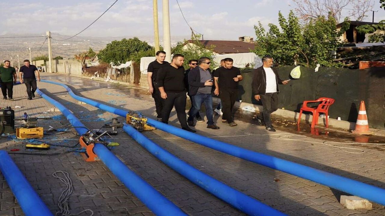 Şırnak'ta yaşam kalitesi hedefi: maden afet konutlarında su hattı yenileniyor