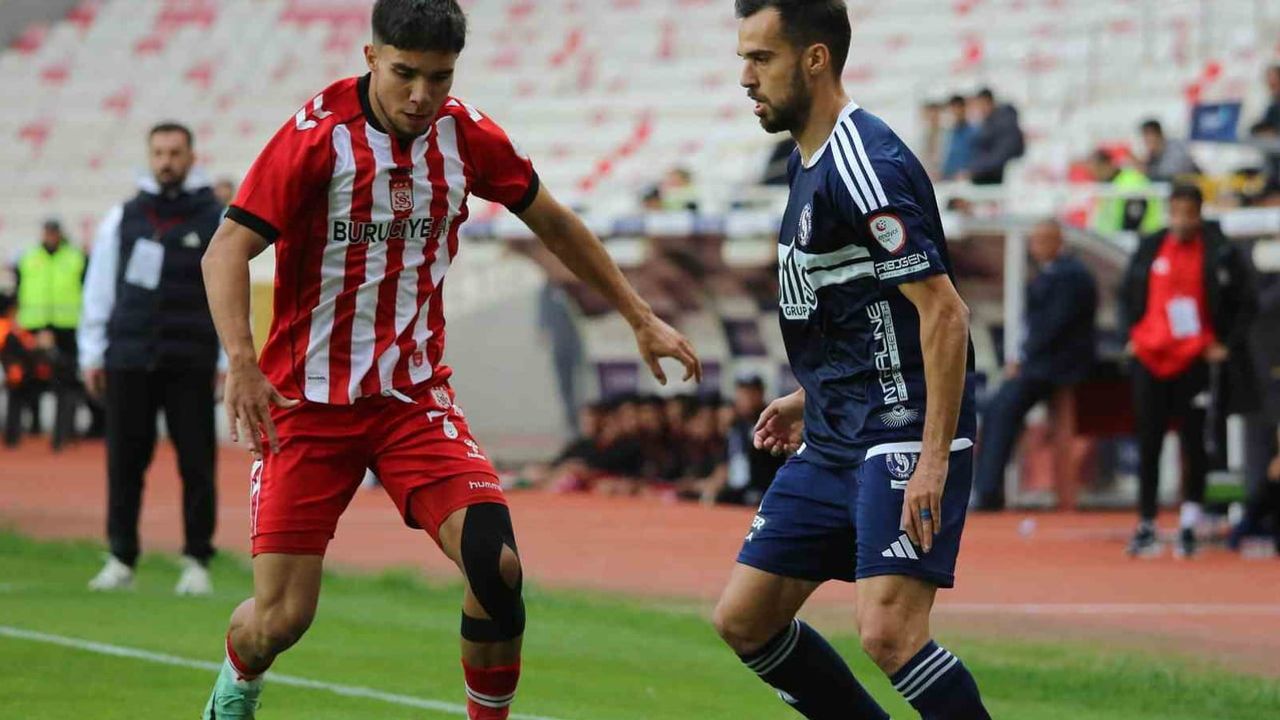 Sivasspor evinde eşitliği bozamadı: Sarıyer ile 1-1