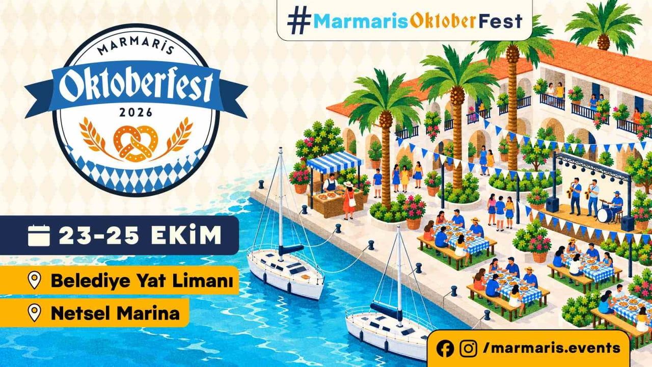 Sonbahar yat limanına taşınıyor: Marmaris Oktoberfest'26 ve 37. yat yarışları buluşuyor