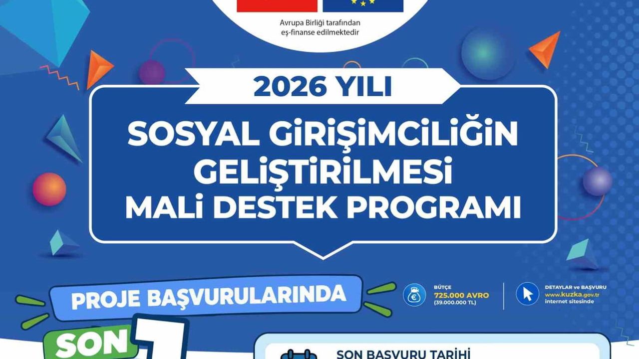 Sosyal girişimlere 39 milyon liralık hibe: başvurular 16 ekimde sona eriyor