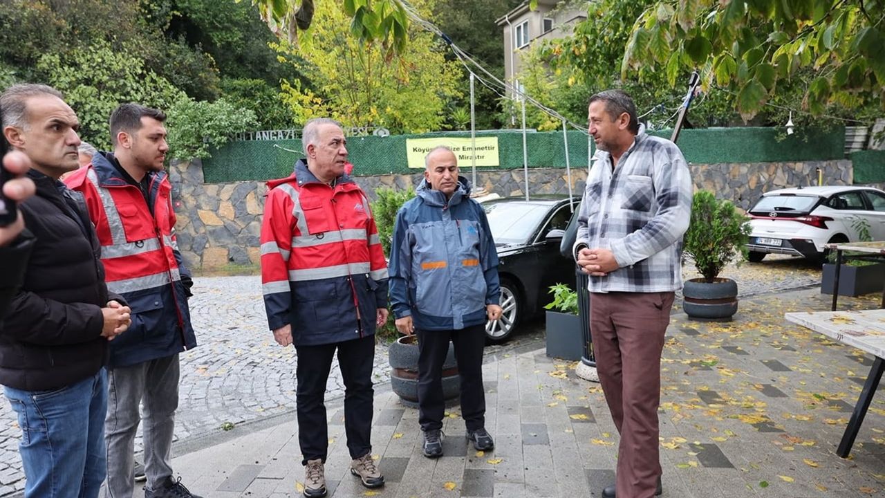 Sultangazi'de sağanak sonrası 7/24 saha seferberliği
