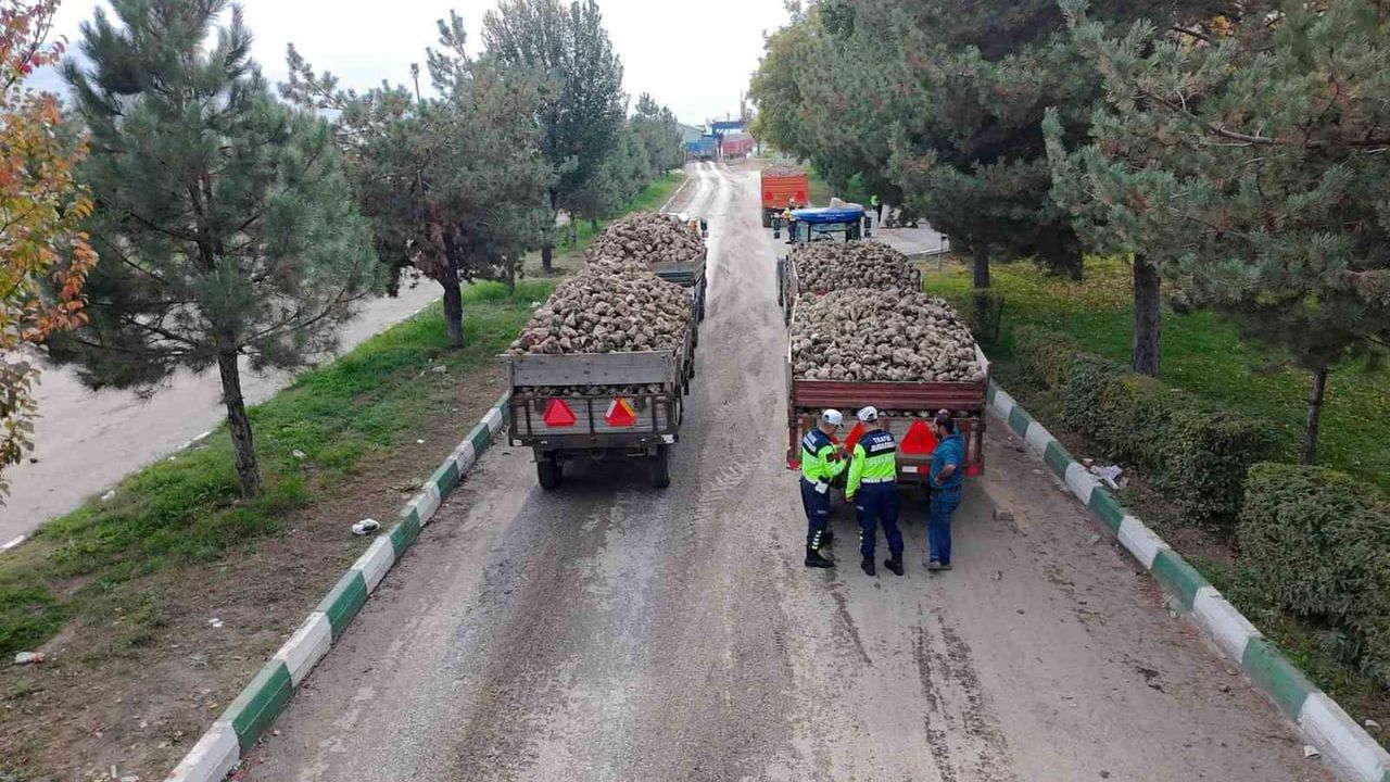 Tarım araçlarına güvenlik denetimi Muş Şeker Fabrikası'nda