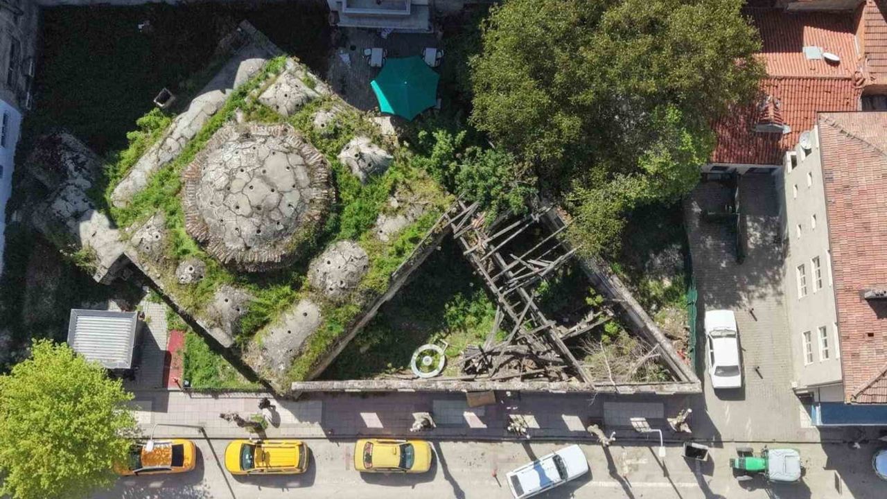 Taşköprü'nün 19. yüzyıl mirası Derbederler Hamamı kütüphaneye dönüşüyor